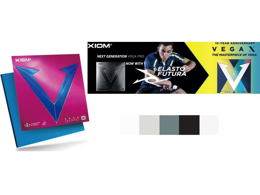 Xiom SET: rubbers Vega Korea + Vega X